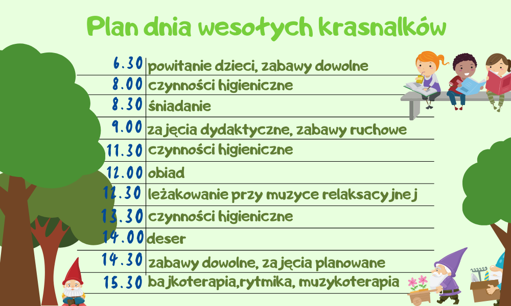 żłobek plan dnia
